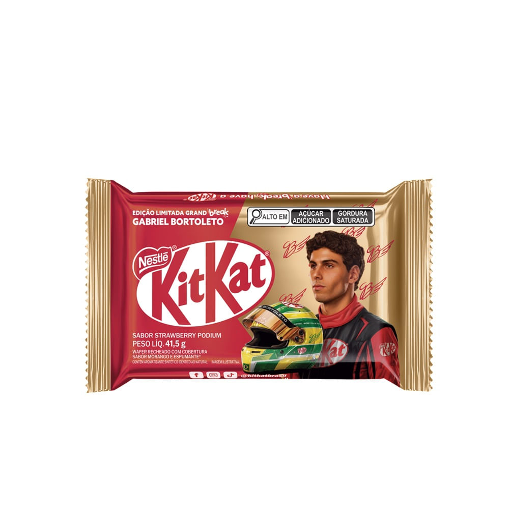 CHOC KIT KAT STRAWB PODIUM