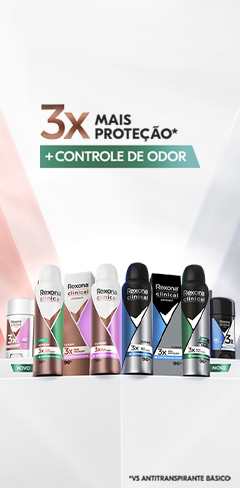 Garanta proteção total com os produtos Rexona. Compre no Savegnago.