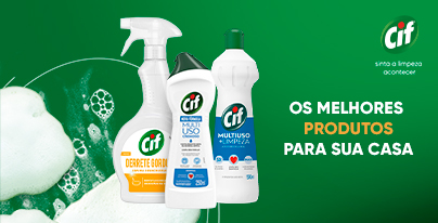 Produtos CIF para uma limpeza profunda e eficaz. Encontre no Savegnago.