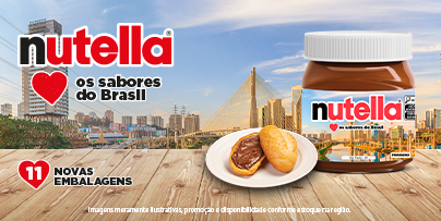 Nutella nova embalagem