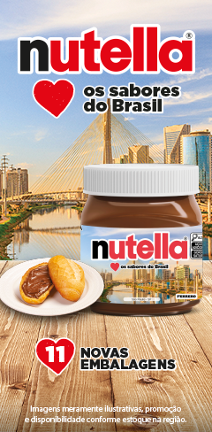 Nutella nova embalagem