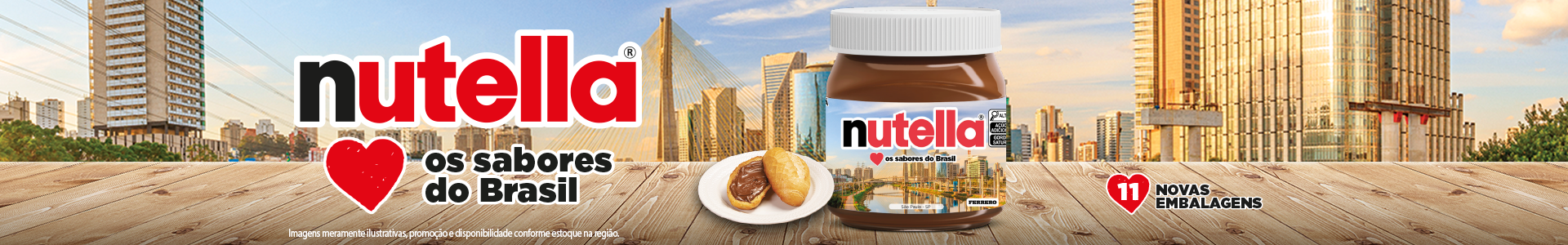 Nutella nova embalagem