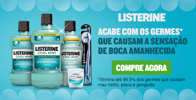 Linha de produtos da Marca Listerine